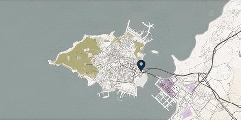 Mapa de Ibiza con la ubicación de la oficina de E.F. La Pantalla en Carrer de la Ciutat de Palma